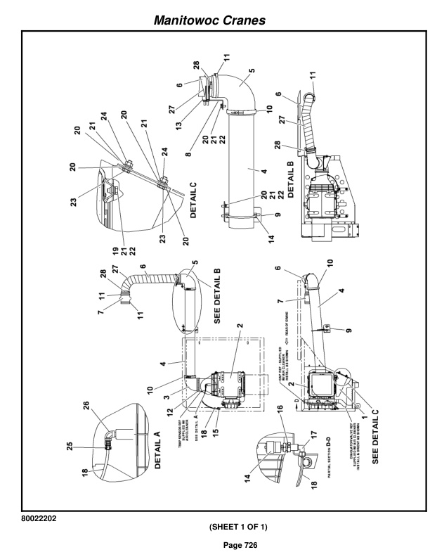 Grove RT880E Crane Parts Manual 231902 2011 3 Grove RT880E Crane Parts Manual 231902 2011-3