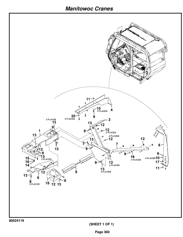 Grove RT880E Crane Parts Manual 232460 2012 2 Grove RT880E Crane Parts Manual 232460 2012-2