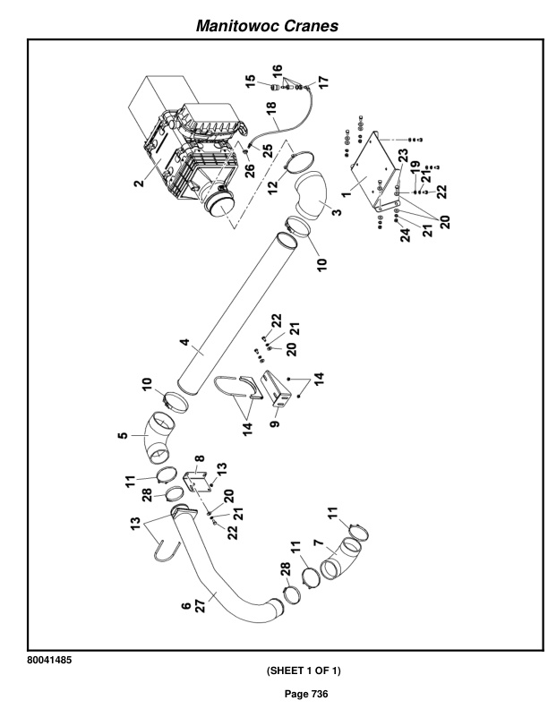 Grove RT880E Crane Parts Manual 232806 2012 3 Grove RT880E Crane Parts Manual 232806 2012-3