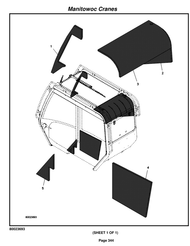 Grove RT880E Crane Parts Manual 233432 2015-2