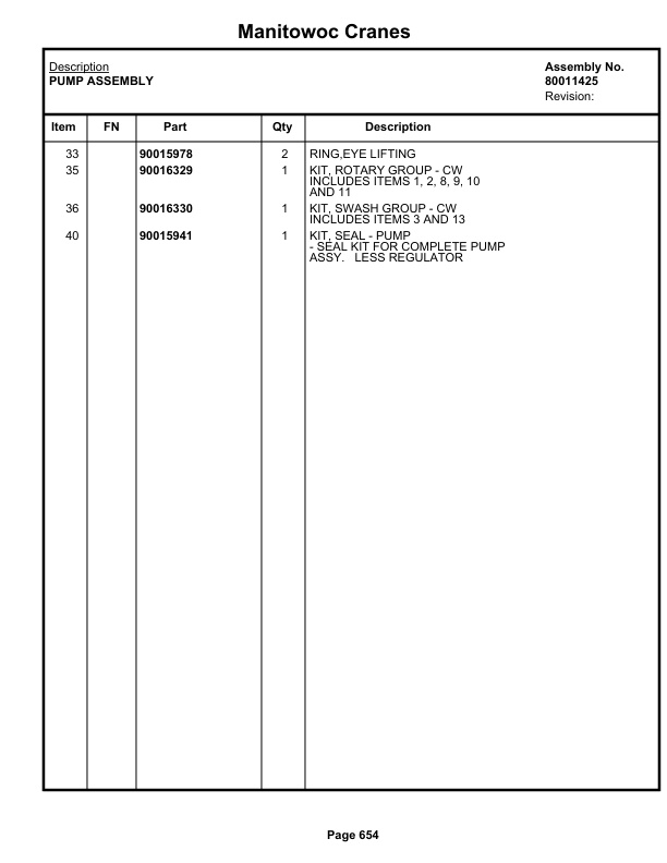 Grove RT880E Crane Parts Manual 233450 2019 3 Grove RT880E Crane Parts Manual 233450 2019 - Image 3