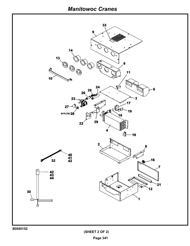 Grove RT880E Crane Parts Manual 235204 2018-2