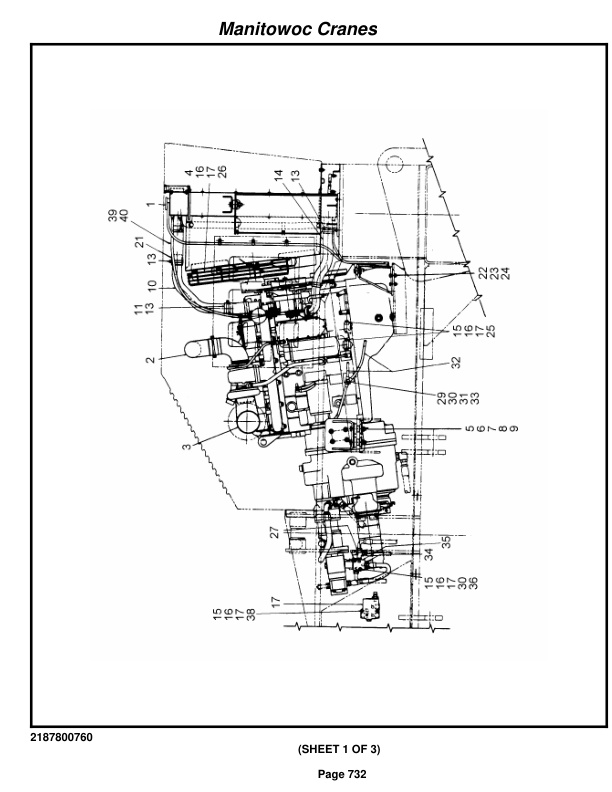Grove RT890 Crane Parts Manual 221851 2016-3