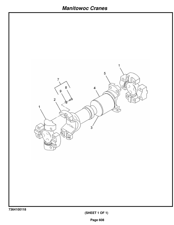 Grove RT890E Crane Parts Manual 223714 2015 3 Grove RT890E Crane Parts Manual 223714 2015-3