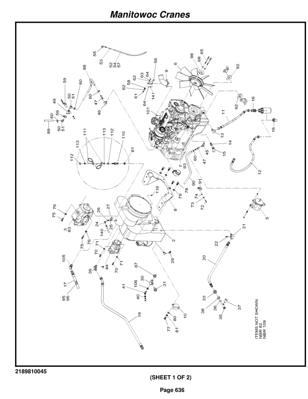 Grove RT890E Crane Parts Manual 223894 2016-3