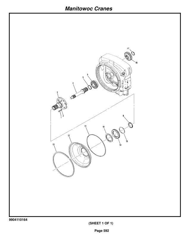 Grove RT890E Crane Parts Manual 223949 2017-3
