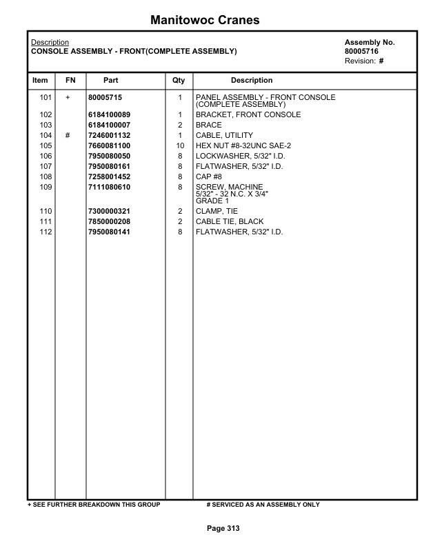Grove RT890E Crane Parts Manual 230991 2018 2 Grove RT890E Crane Parts Manual 230991 2018-2