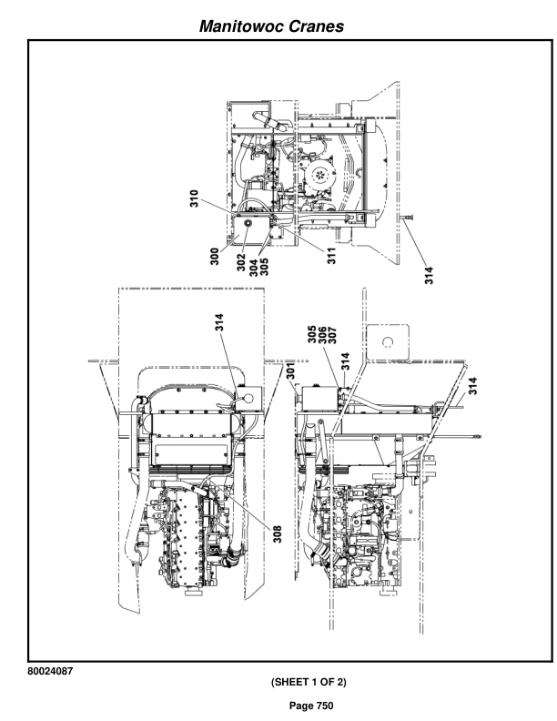 Grove RT890E Crane Parts Manual 232662 2012-3