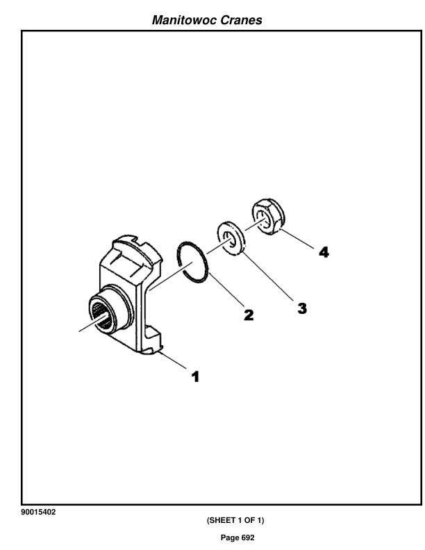 Grove RT890E Crane Parts Manual 235424 2015 3 Grove RT890E Crane Parts Manual 235424 2015-3