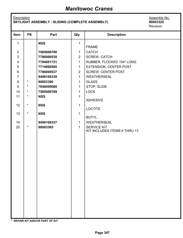 Grove RT890E Crane Parts Manual 280092 2013 2 Grove RT890E Crane Parts Manual 280092 2013-2