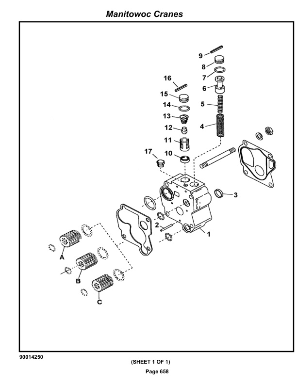 Grove RT890E Crane Parts Manual 400004 2019-3