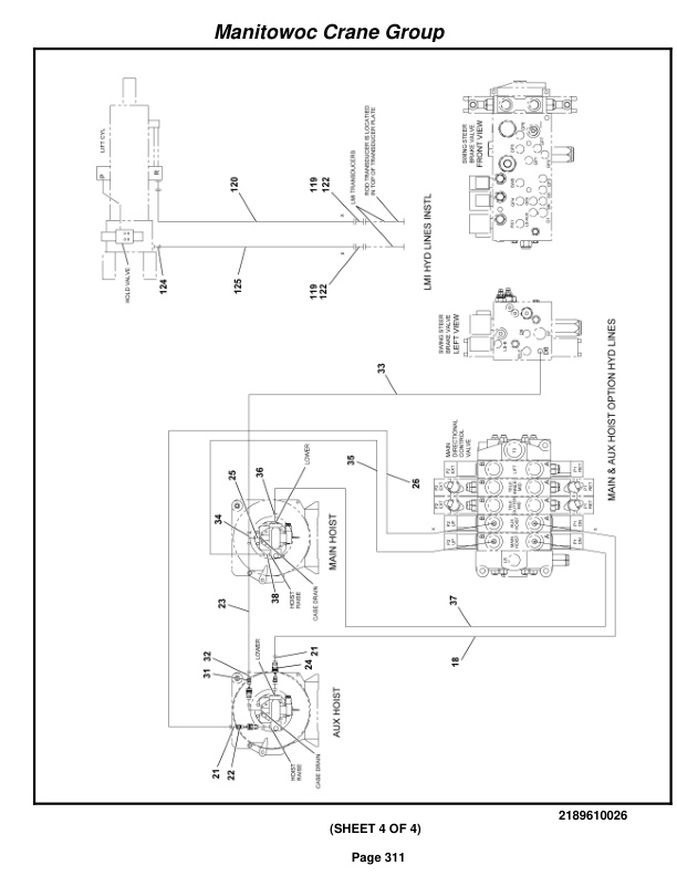 Grove RT890E3 Crane Parts Manual 226460 2007-2