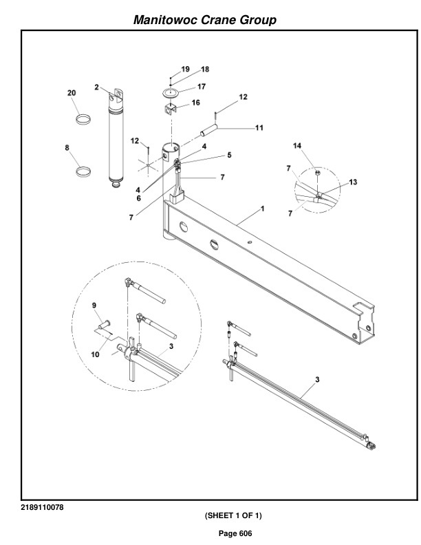 Grove RT890E3 Crane Parts Manual 226488 2007 3 Grove RT890E3 Crane Parts Manual 226488 2007-3