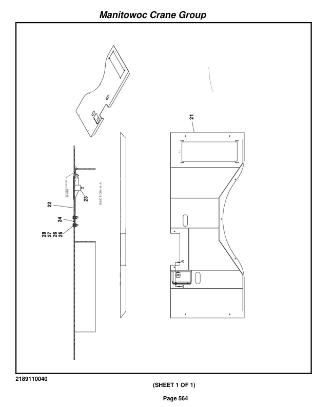Grove RT890E3 Crane Parts Manual 226802 2007-3
