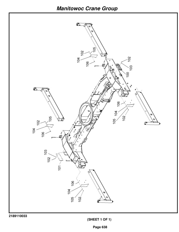 Grove RT890E3 Crane Parts Manual 227092 2008 3 Grove RT890E3 Crane Parts Manual 227092 2008-3
