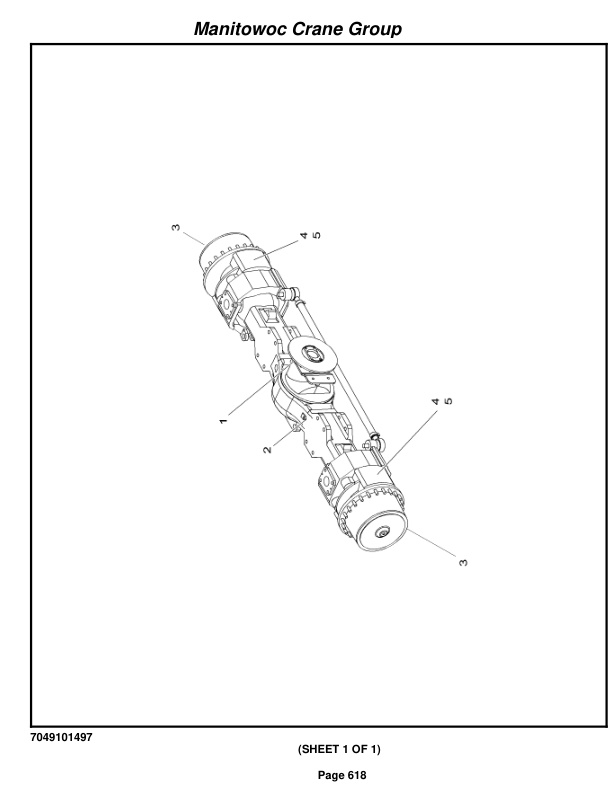 Grove RT890E3 Crane Parts Manual 228919 2008-3