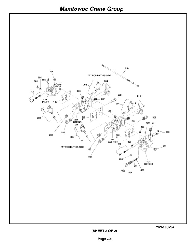 Grove RT890E3 Crane Parts Manual 229236 2008-2