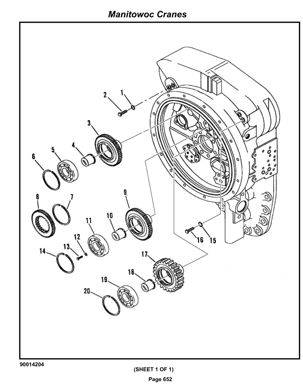 Grove RT890E3 Crane Parts Manual 230359 2019-3