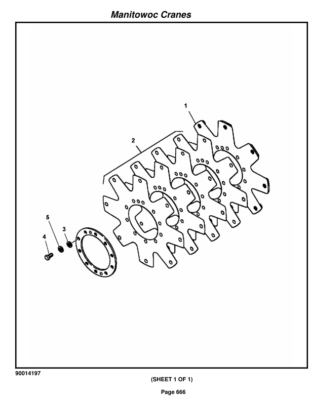 Grove RT890E3 Crane Parts Manual 230548 2014-3