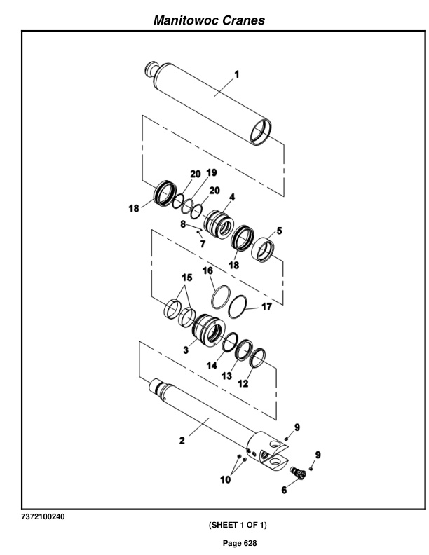 Grove RT890E3 Crane Parts Manual 230679 2009-3