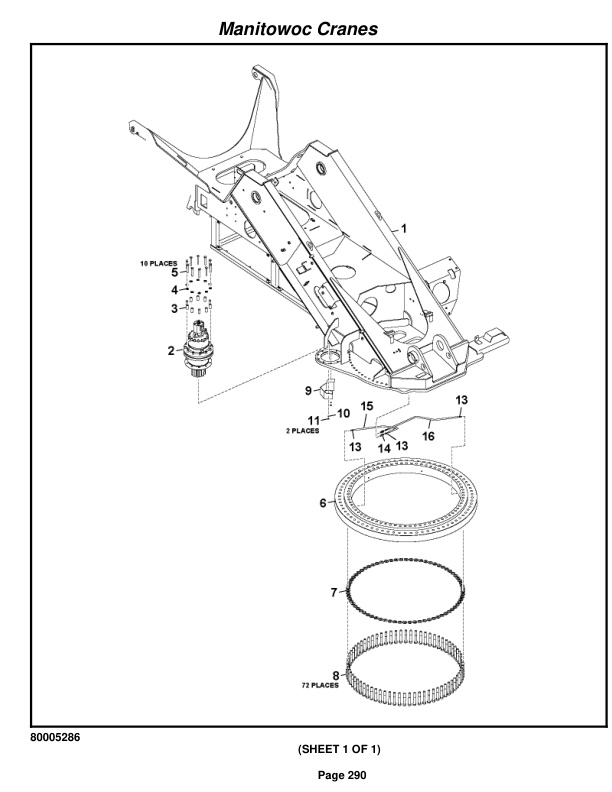 Grove RT890E3 Crane Parts Manual 230872 2009 2 Grove RT890E3 Crane Parts Manual 230872 2009-2