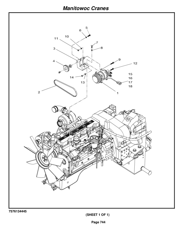 Grove RT890E3 Crane Parts Manual 231042 2010-3