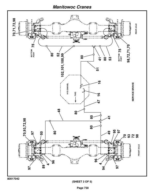 Grove RT890E3 Crane Parts Manual 231043 2010-3