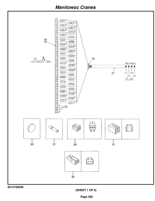 Grove RT890E3 Crane Parts Manual 231234 2010-2