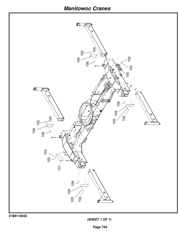 Grove RT890E3 Crane Parts Manual 231299 2010-3