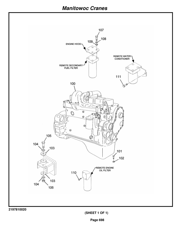 Grove RT9000E Crane Parts Manual 222541 2014 3 Grove RT9000E Crane Parts Manual 222541 2014-3