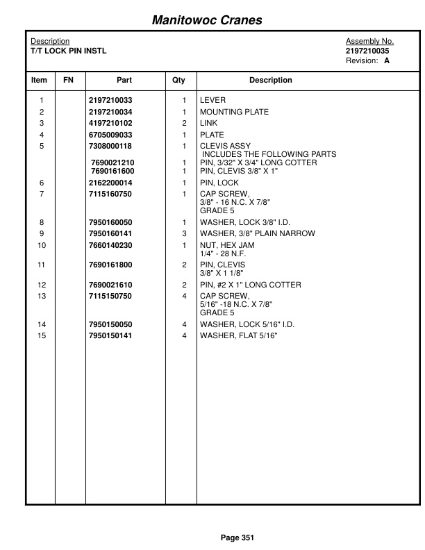 Grove RT9000E Crane Parts Manual 222791 2015 2 Grove RT9000E Crane Parts Manual 222791 2015-2