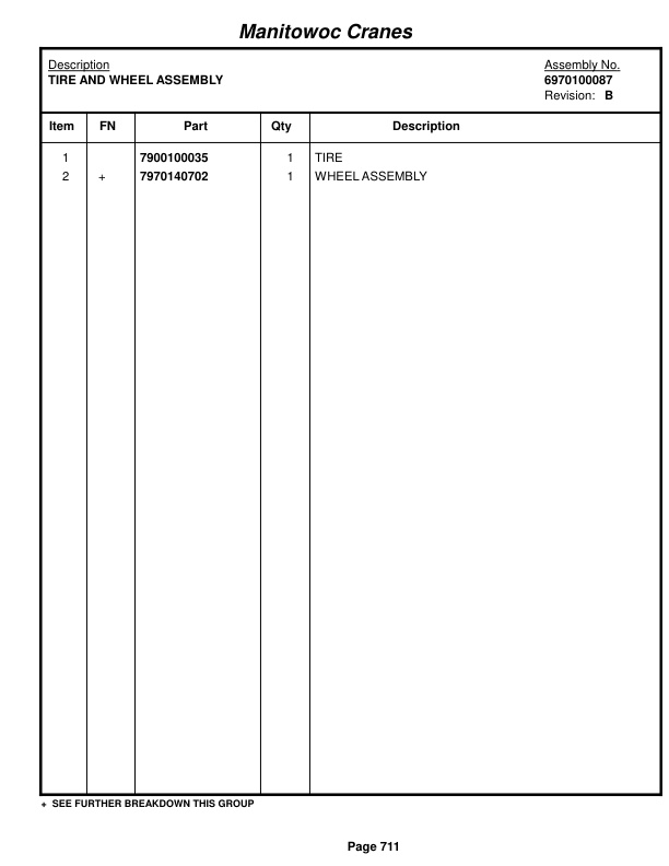 Grove RT9000E Crane Parts Manual 222791 2015 3 Grove RT9000E Crane Parts Manual 222791 2015-3