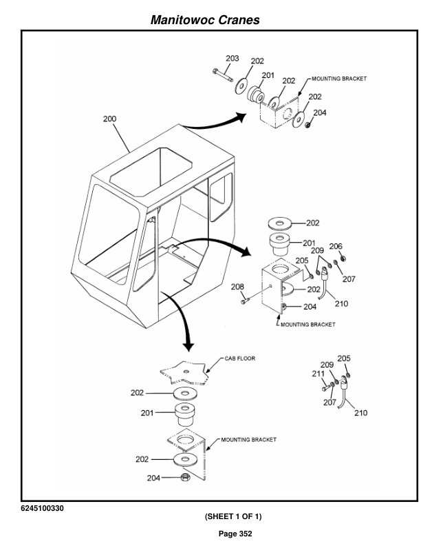 Grove RT9000E Crane Parts Manual 222825 2015 2 Grove RT9000E Crane Parts Manual 222825 2015-2