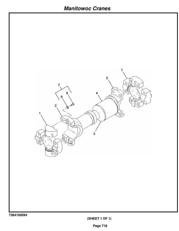 Grove RT9000E Crane Parts Manual 223009 2015 3 Grove RT9000E Crane Parts Manual 223009 2015-3