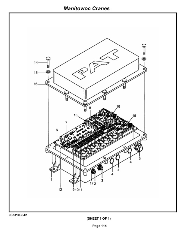 Grove RT9000E Crane Parts Manual 223325 2014 2 Grove RT9000E Crane Parts Manual 223325 2014-2