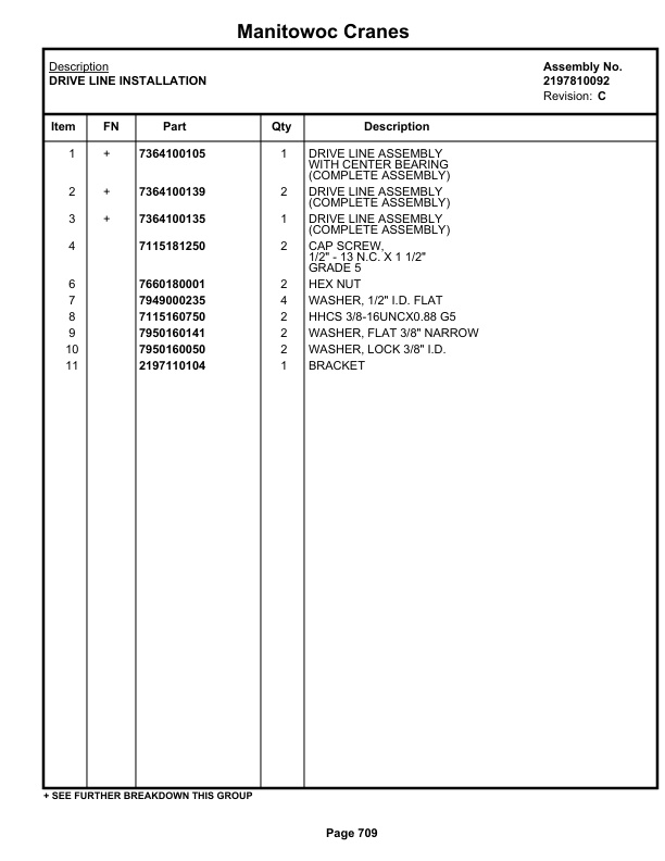 Grove RT9000E Crane Parts Manual 224439 2019 3 Grove RT9000E Crane Parts Manual 224439 2019-3