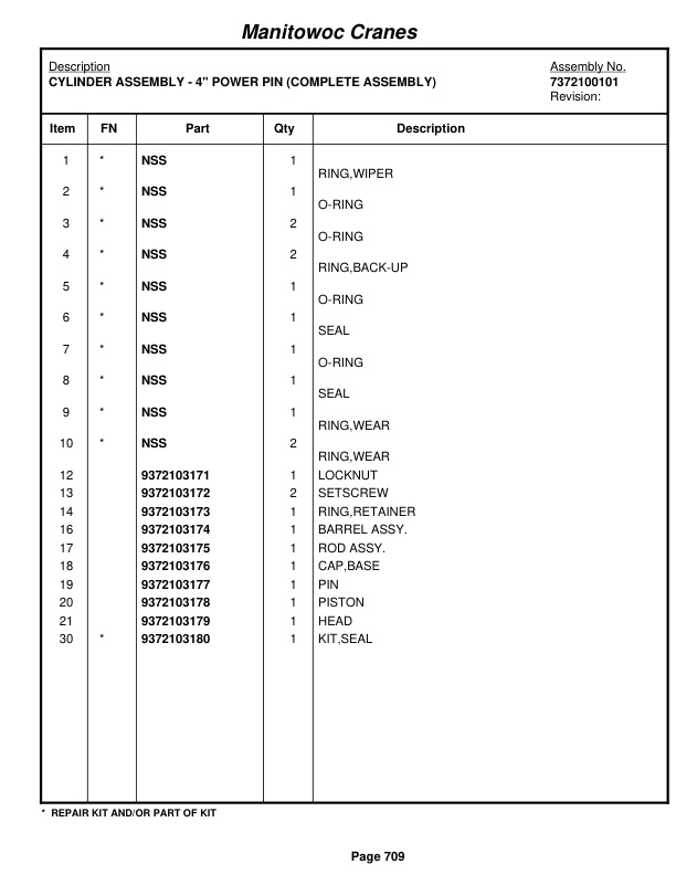 Grove RT9000E Crane Parts Manual 225613 2009 3 Grove RT9000E Crane Parts Manual 225613 2009-3