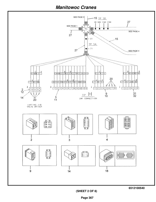 Grove RT9000E Crane Parts Manual 228161 2012-2