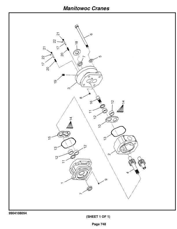 Grove RT9000E Crane Parts Manual 228161 2012-3