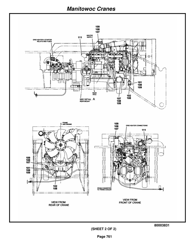 Grove RT9000E Crane Parts Manual 228883 2016 3 Grove RT9000E Crane Parts Manual 228883 2016-3