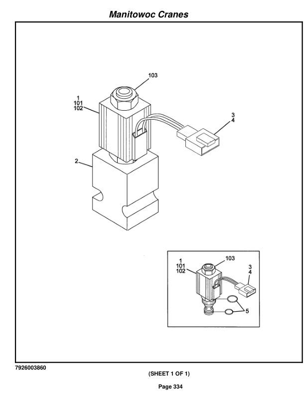 Grove RT9000E Crane Parts Manual 229875 2009 2 Grove RT9000E Crane Parts Manual 229875 2009-2