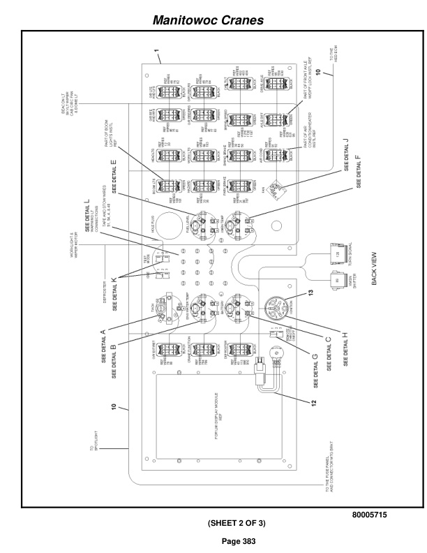 Grove RT9000E Crane Parts Manual 230333 2011-2