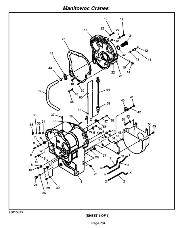 Grove RT9000E Crane Parts Manual 230541 2011-3