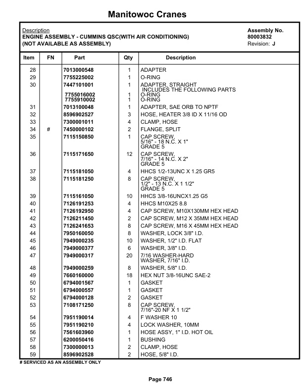 Grove RT9000E Crane Parts Manual 231469 2019 3 Grove RT9000E Crane Parts Manual 231469 2019-3