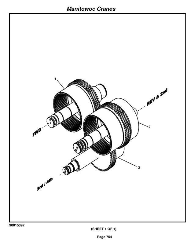 Grove RT9000E Crane Parts Manual 231519 2011 3 Grove RT9000E Crane Parts Manual 231519 2011-3