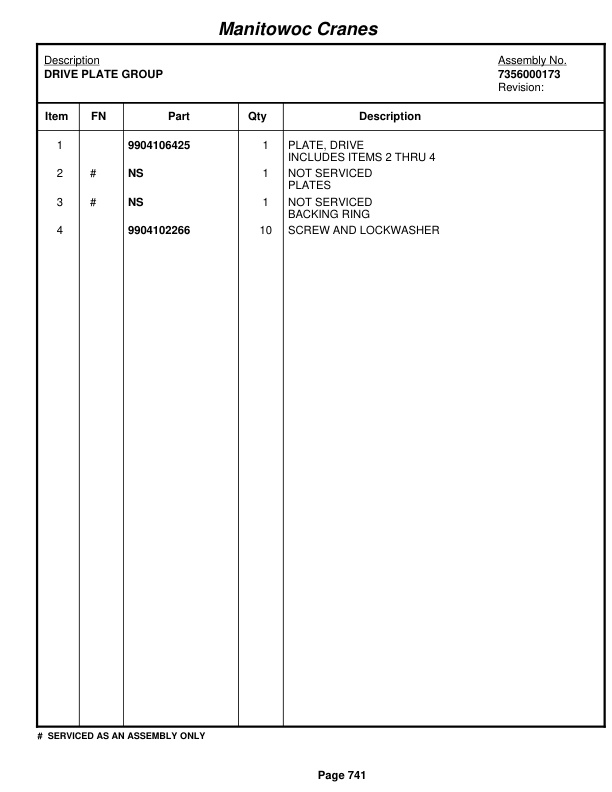 Grove RT9100 Crane Parts Manual 83270 2021 3 Grove RT9100 Crane Parts Manual 83270 2021-3