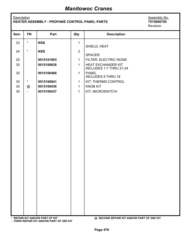 Grove RT9100 Crane Parts Manual 84710 2013 3 Grove RT9100 Crane Parts Manual 84710 2013-3