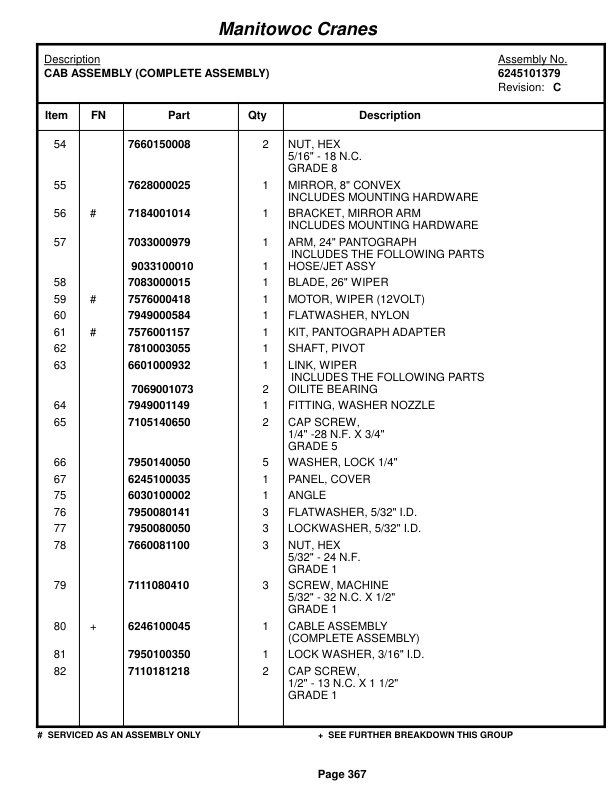 Grove RT9130E Crane Parts Manual 229296 2016 2 Grove RT9130E Crane Parts Manual 229296 2016-2
