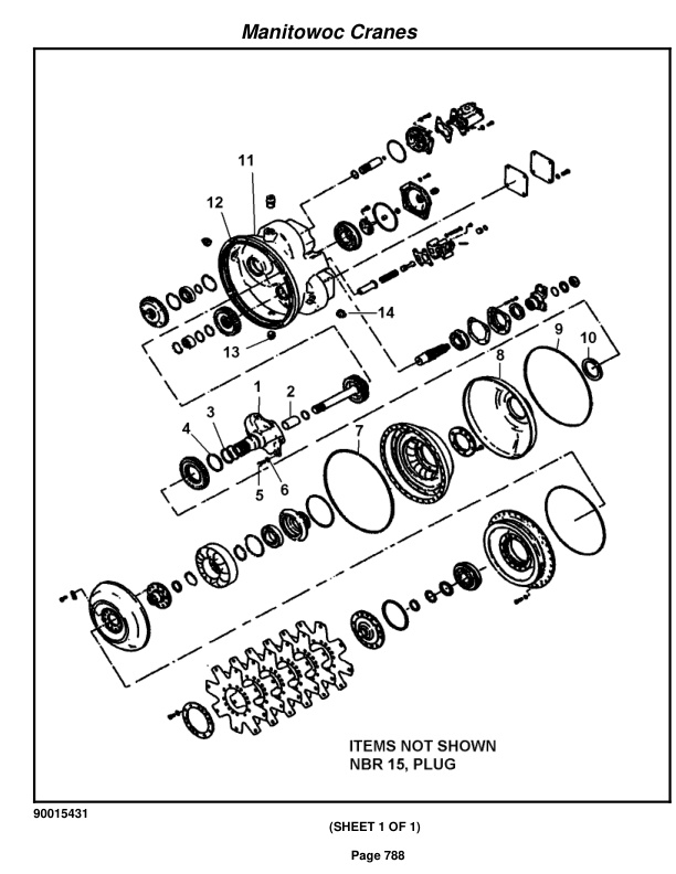 Grove RT9150E Crane Parts Manual 230884 2012 3 Grove RT9150E Crane Parts Manual 230884 2012-3