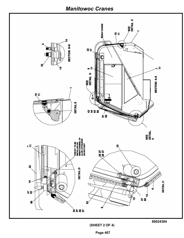 Grove RT9150E Crane Parts Manual 231796 2013 2 Grove RT9150E Crane Parts Manual 231796 2013-2